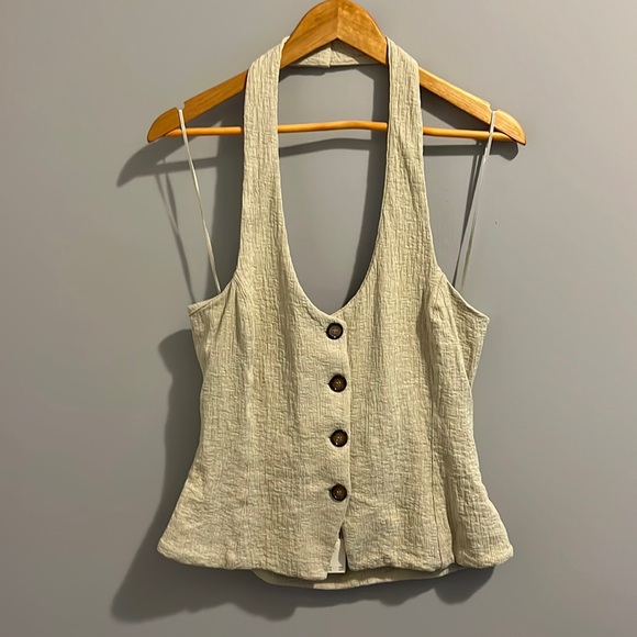 NWTS ANTHROPOLOGIE HALTER VEST (L) - Picture 6 of 17